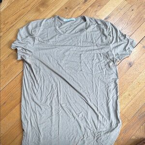 Men's Beige Short Sleeve Tee